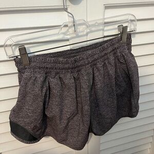 lulu lemon grey size 8 athletic shorts